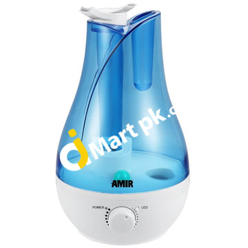 Amir 2.8L Ultrasonic Cool-Mist Humidifier Aroma Oil Diffuser With Color Changing Led Lights -